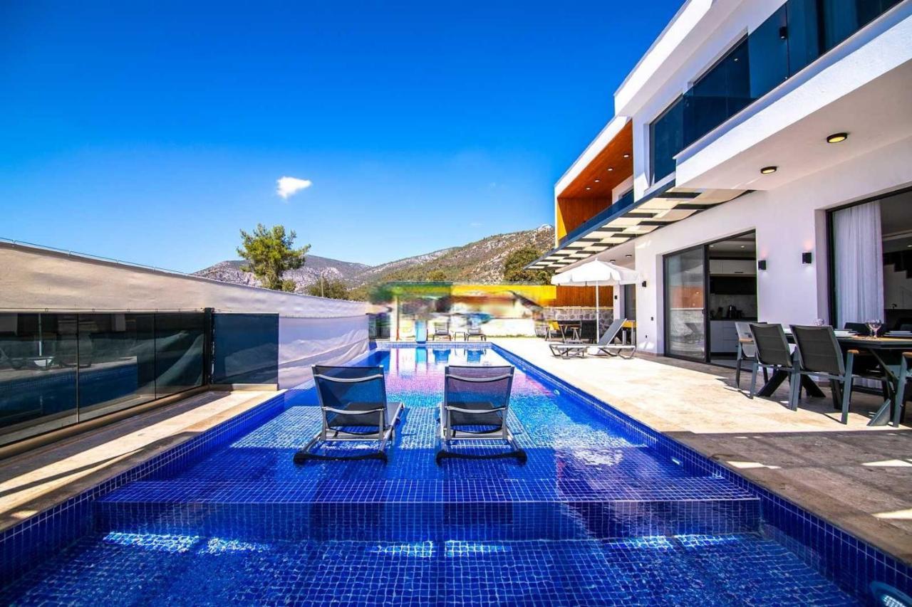 Villa Lycian-Kalkan 3 Bedroom-2 Jakuzzies-Sauna-Turkish Hamam-Huge Private Pool And Lovely Garden Κας Εξωτερικό φωτογραφία